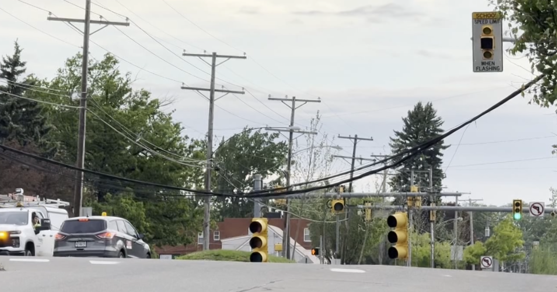 Winds Cause Utility Poles to Fall Around the Region | Local News