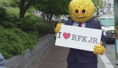 Meet Mr. Measles, spreading his message to Pennsylvania ahead of Election Day