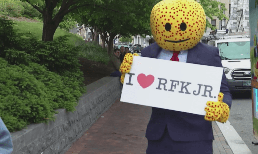 Meet Mr. Measles, spreading his message to Pennsylvania ahead of Election Day