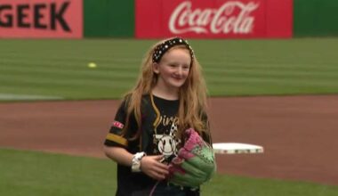 Pittsburgh Pirates celebrate young cancer survivor at PNC Park