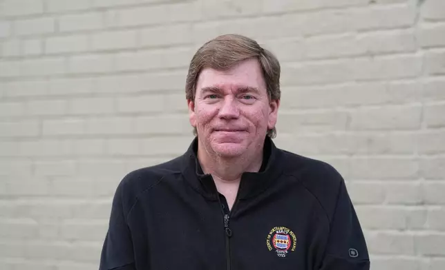 FILE - Lamont McClure, a candidate for the Democratic nomination in Pennsylvania's 7th Congressional District, poses for a photograph in Bethlehem, Pa., May 11, 2026. (AP Photo/Matt Rourke, File)