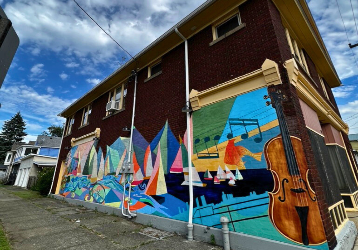 mural in erie pa