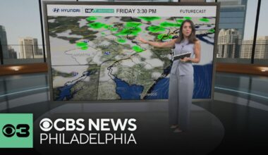 Tracking on-and-off rain chances around the Philadelphia area; Mother's Day looks warm and sunny