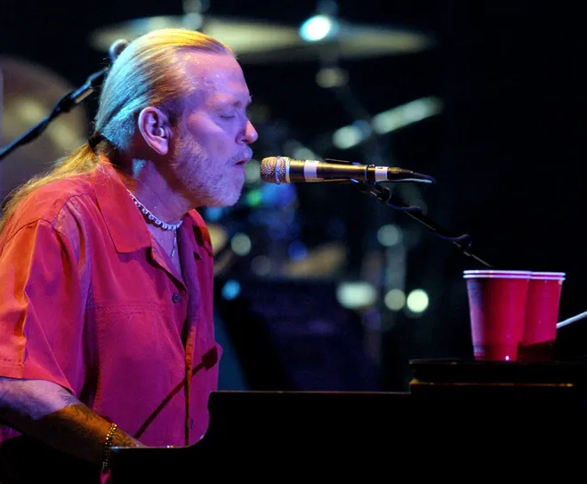 Gregg Allman leads the Allman Brothers Band at the Warner Theatre in Erie on Aug. 11, 2006.