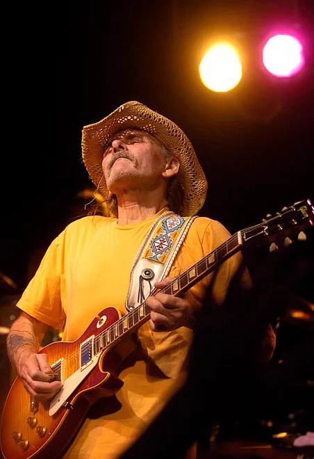 Allman Brothers Band great Dickey Betts and Great Southern perform during CelebrateErie in downtown Erie on Aug. 21, 2005.