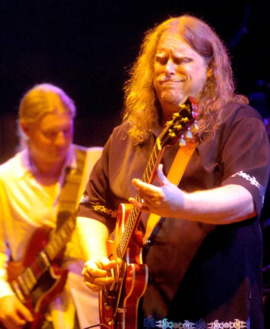 Guitarists Warren Haynes, right, and Derek Trucks perform with the Allman Brothers Band at the Warner Theatre in Erie on July 19, 2005. You might also enjoy More big-name concerts in Erie history