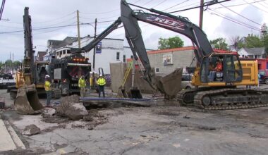 Sinkhole shuts down part of North Main Avenue in Scranton