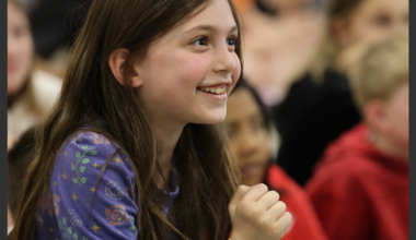 Sprinkle, don't pour: author visit inspires K-5 writers