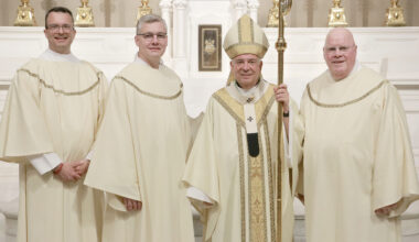 'Serve Others with Joy’: Archbishop Pérez Ordains Three Permanent Deacons
