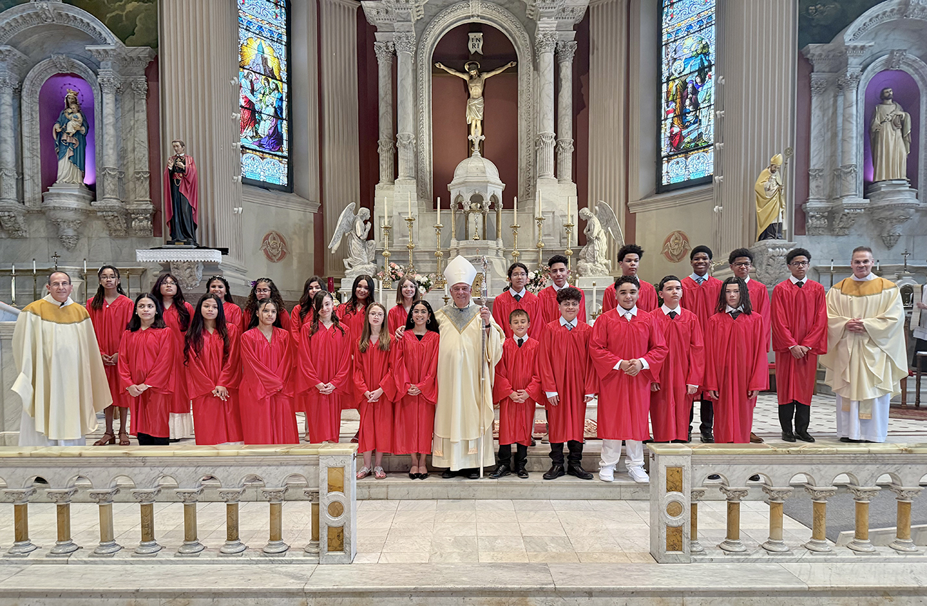 St. Peter the Apostle, Philadelphia, Welcomes Archbishop for Confirmation