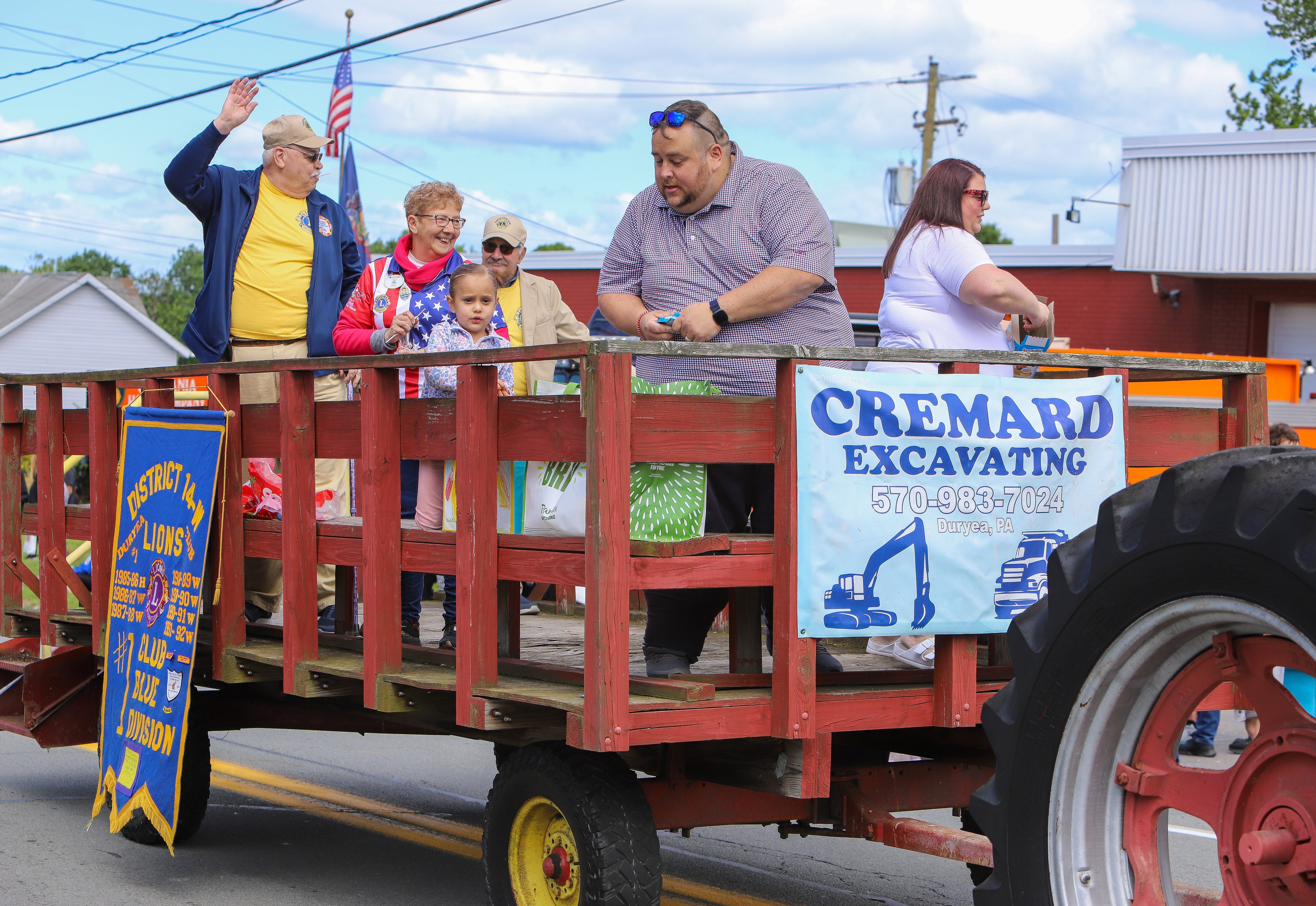 Members of the Duryea Lions Club, including former Duryea Mayors...