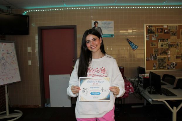 Paige Bittmann finished third with her performance of 'I Will Always Love You,' originally performed by Whitney Houston. (SUBMITTED)