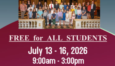 Cantate Domino Children's Choir Camp Set for July 13-16