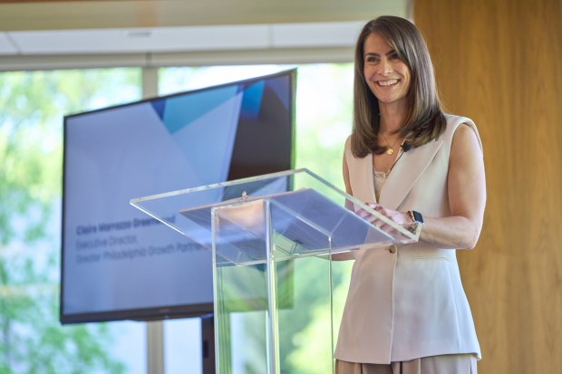 Claire Marrazzo Greenwood is the executive director of the newly formed Greater Philadelphia Growth Partnership. She said the purpose of the Partnership is "more quality jobs in a more competitive region." (Courtesy of the Greater Philadelphia Growth Partnership)