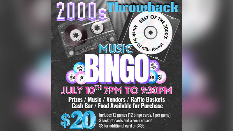 2000’s Throwback Music Bingo | Scranton, PA