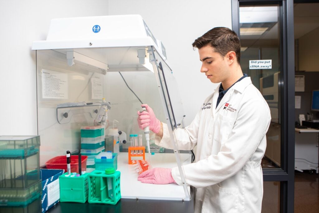 a scientist at the Pennsylvania Tick Research Lab