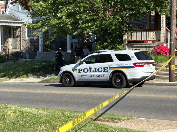 Upper Darby police are investigating a domestic stabbing on State Road in Drexel Hill. (PETE BANNAN-DAILY TIMES)