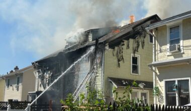 Crews battling 2-alarm fire in Collingdale