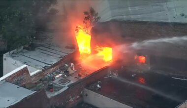 Fire crews tackle flames in Kensington warehouse fire – NBC10 Philadelphia