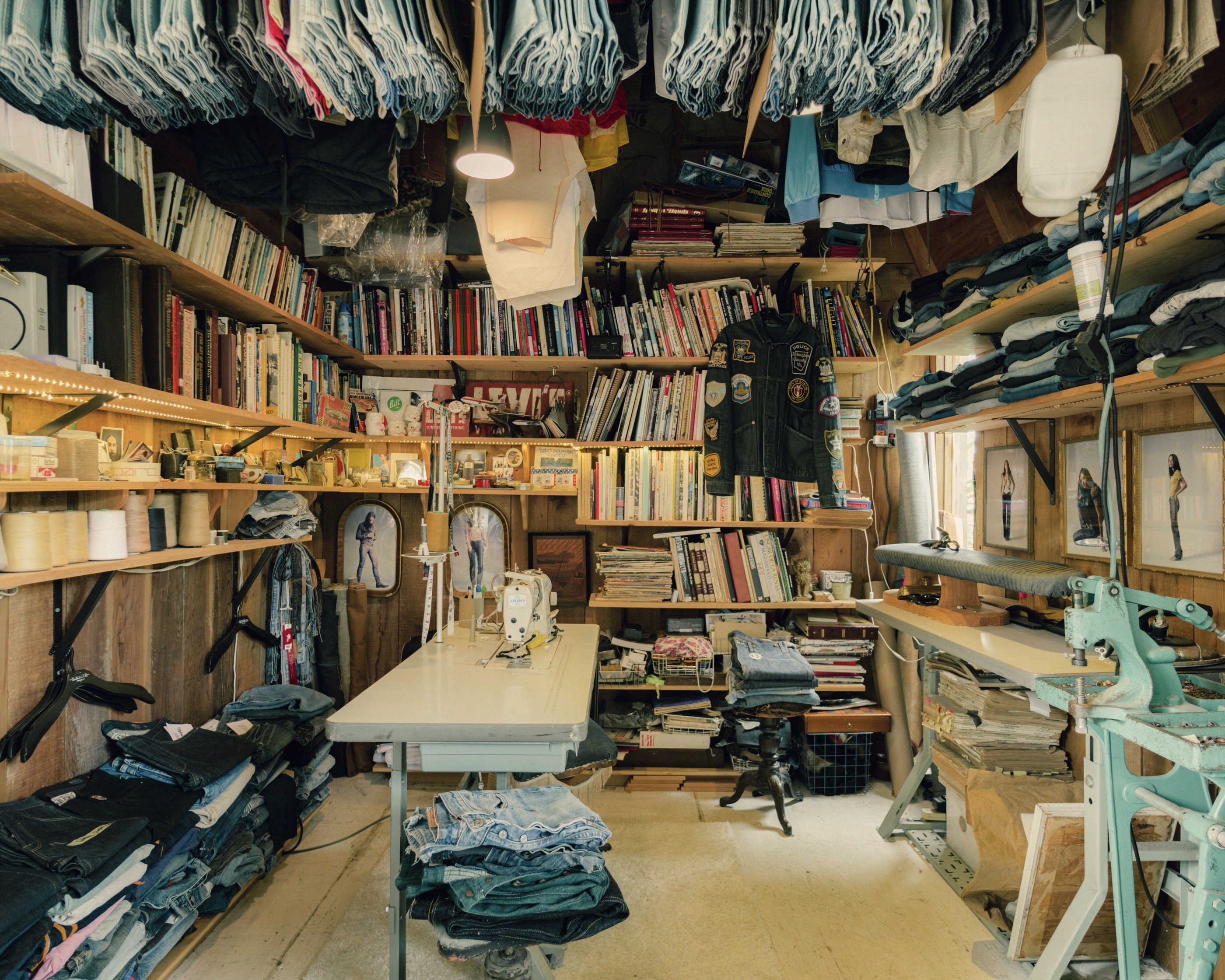 The owner uses the studio as a workshop. (Photo by...