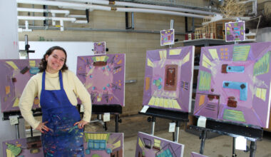 Charlotte Schwartz '26 depicts OCD through art