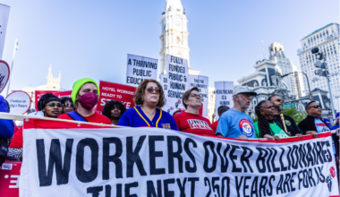 Photos: Thousands march through Philadelphia for May Day