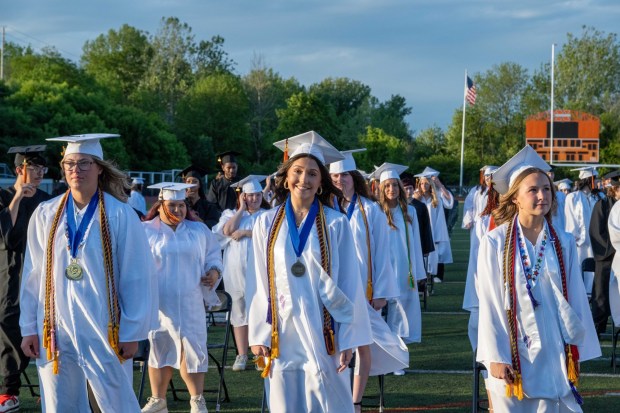 Northampton Area High School held its graduation Friday, May 29, 2026, at Al Erdosy Stadium. (Jonathan Broady/Special to The Morning Call)