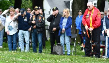 Memorial Day services brighten up a bleak weekend