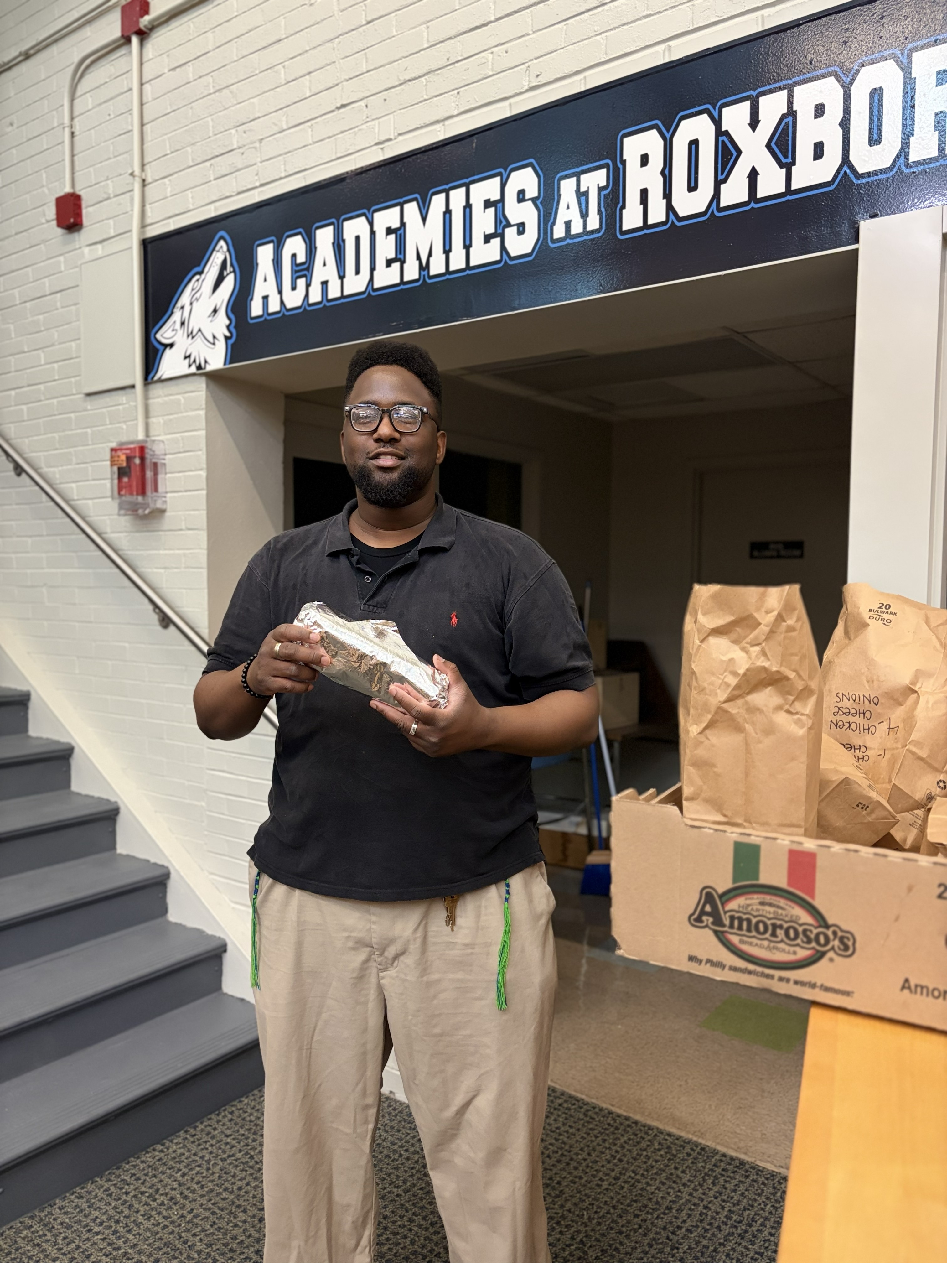 RHS Program Coordinator Kyle Waters made sure that everyone got...