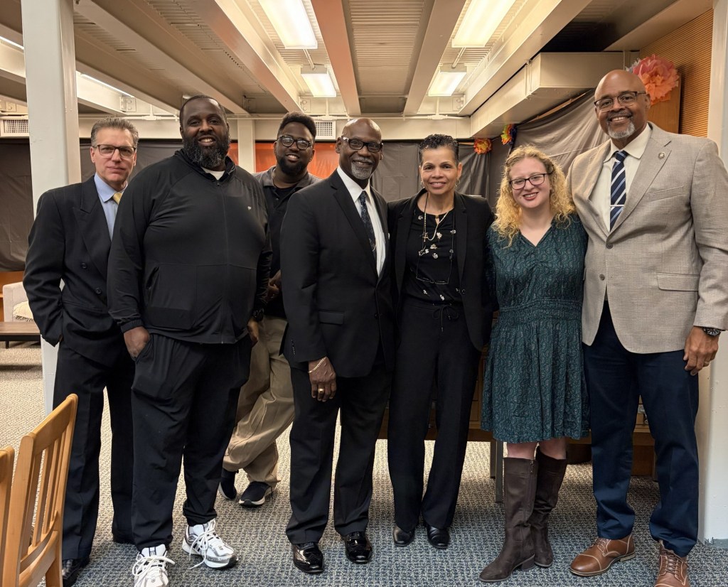 Roxborough High School and Fifth Police District mentors hold mock interviews