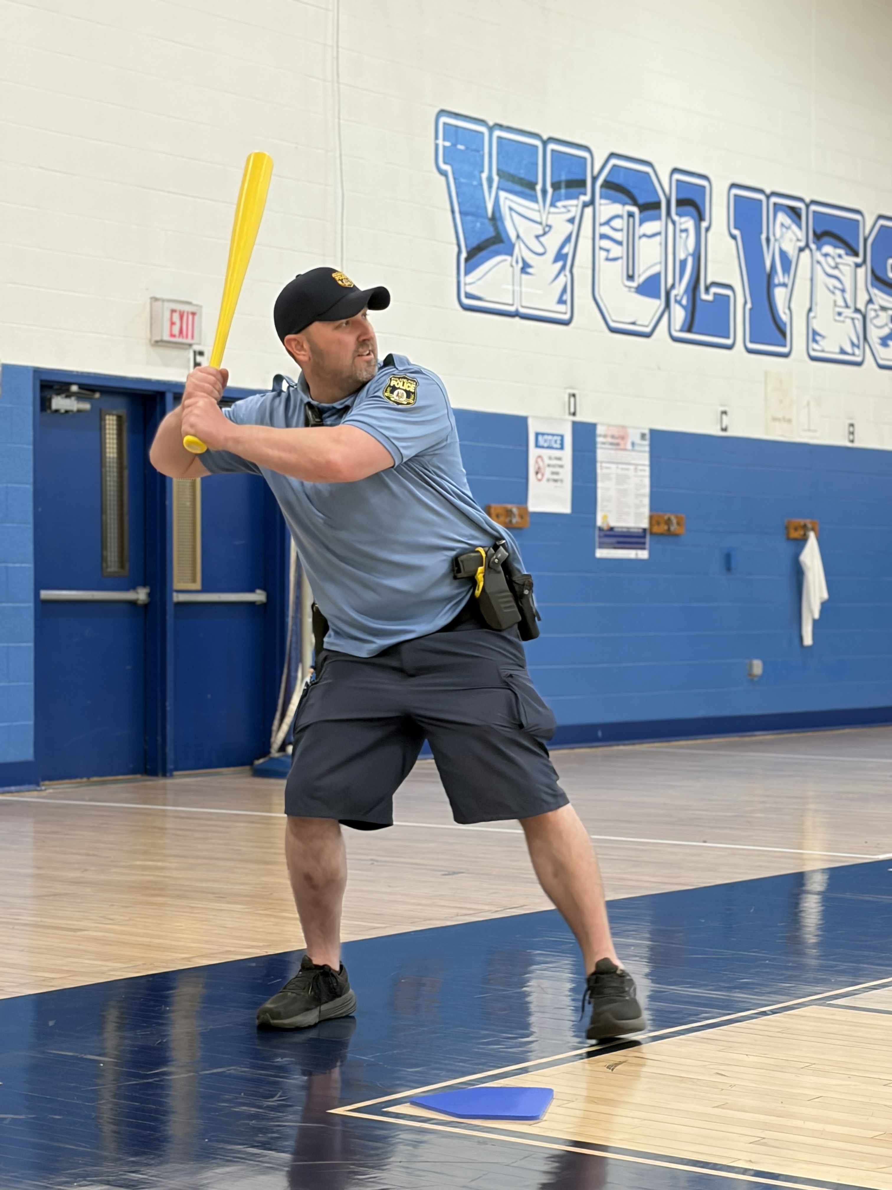 Slugging Fifth District Officer Bill Verica batted cleanup for the...