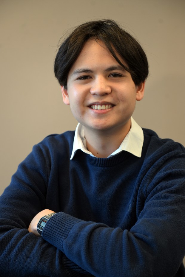 Will Ferenchick from Wilson is the 2026 Berks Best in Mathematics. (BILL UHRICH/READING EAGLE)