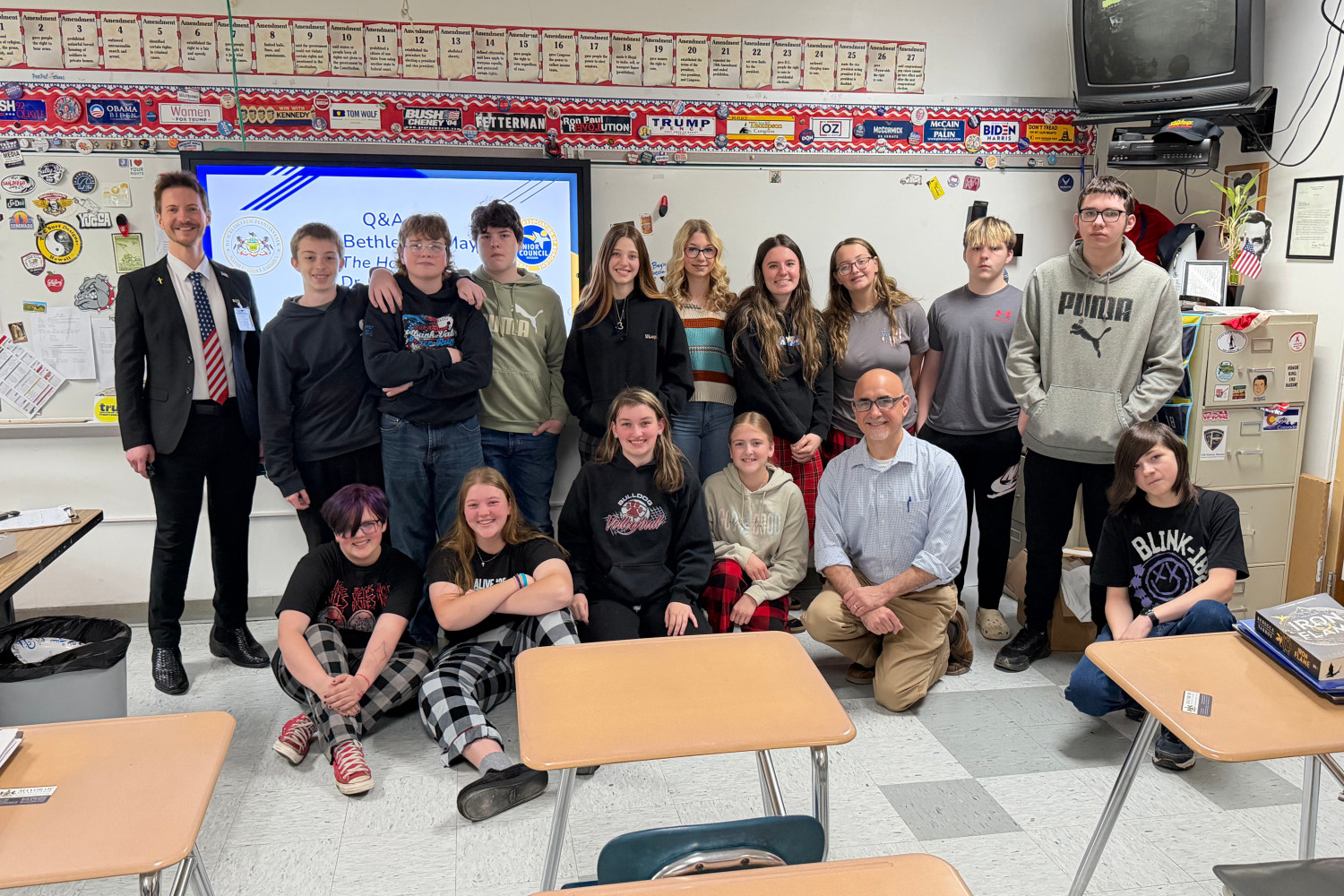 New Bethlehem Mayor Teaches Civic Engagement at Redbank Valley High School