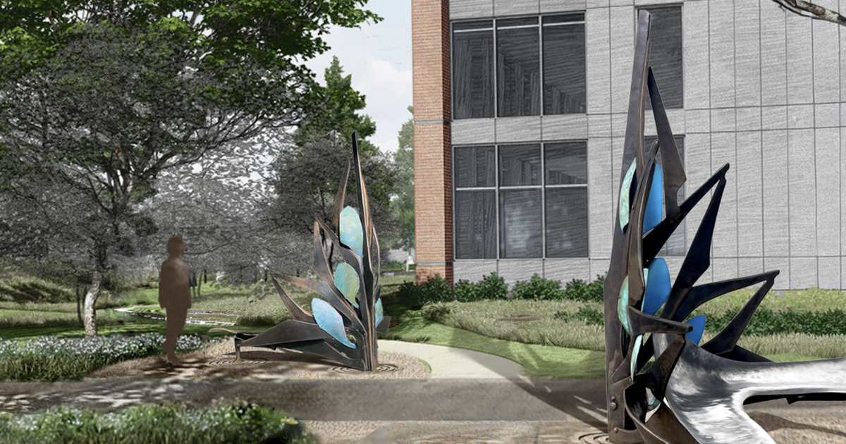 Riverview Wellness Village sculptures, seating to feature work of residents