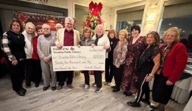 Friends of the Scranton Public Library donate $25,000 to library