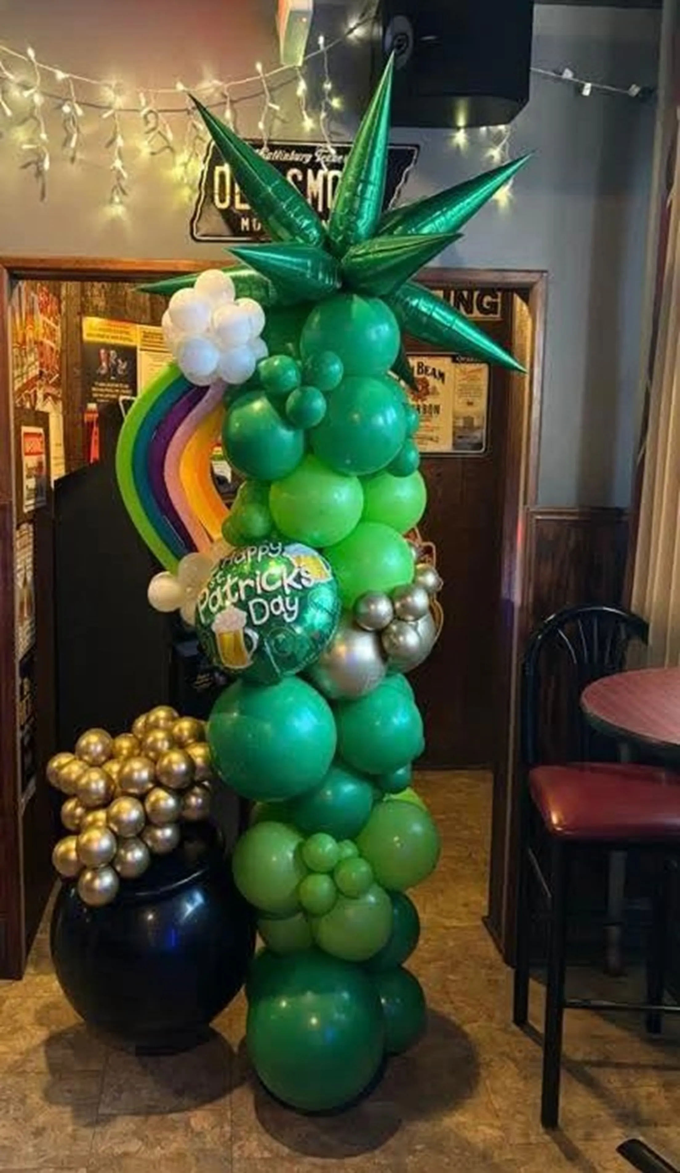 The Lepre-Con Pub Crawl featured a St. Patrickâs balloon by...