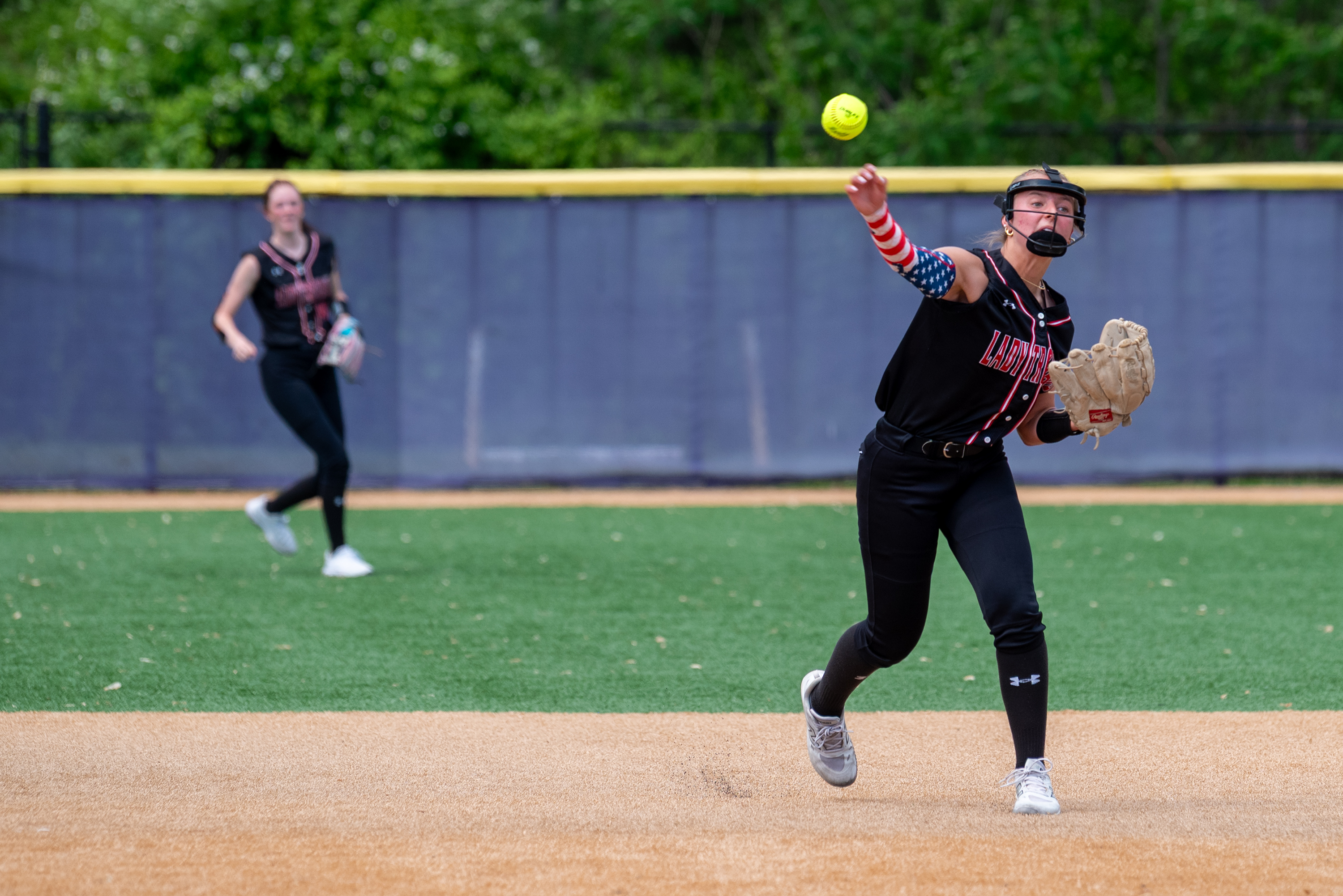 North Pocono’s Riley Grambo throws the ball during the District...