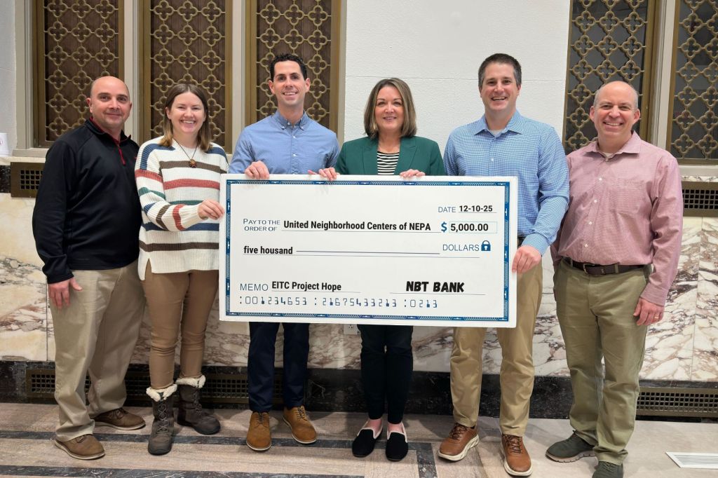 UNC receives $5,000 EITC donation from NBT Bank – Scranton Times-Tribune