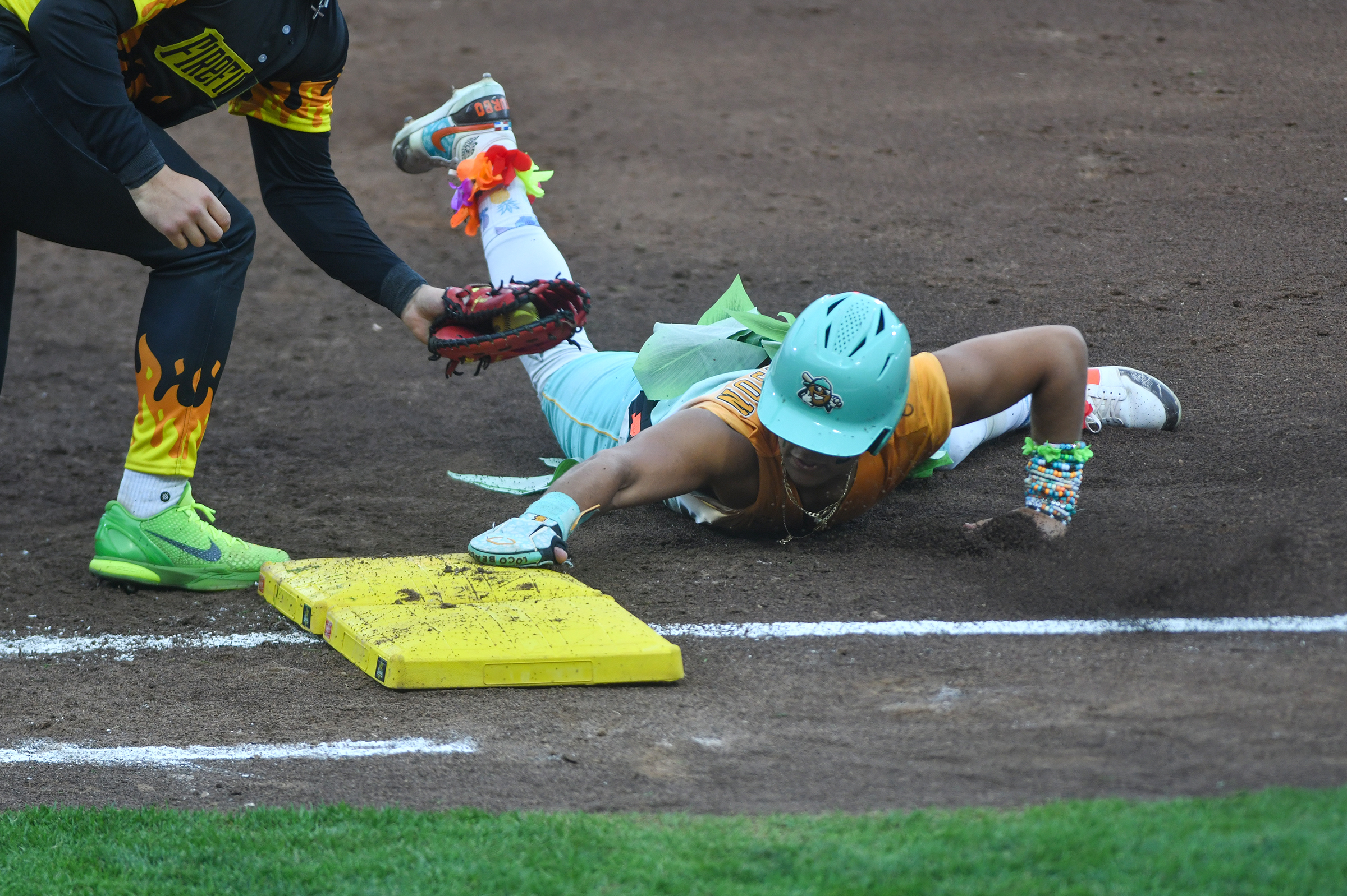 The Loco Beach Coconuts’ Armani Henderson slides back into first...