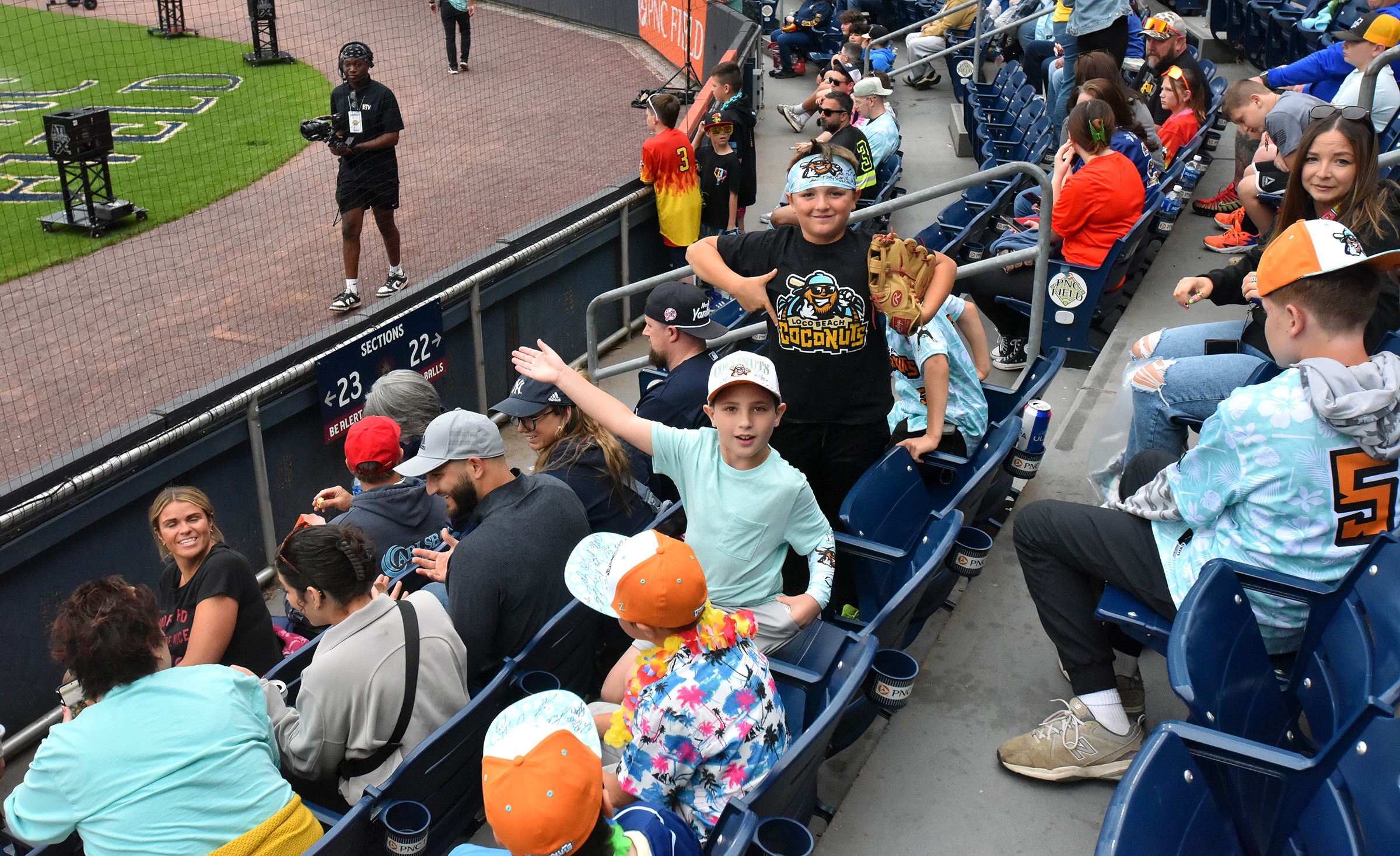 Friends River Colburn, and Lucas Wurst, both 9, of Hughesville,...