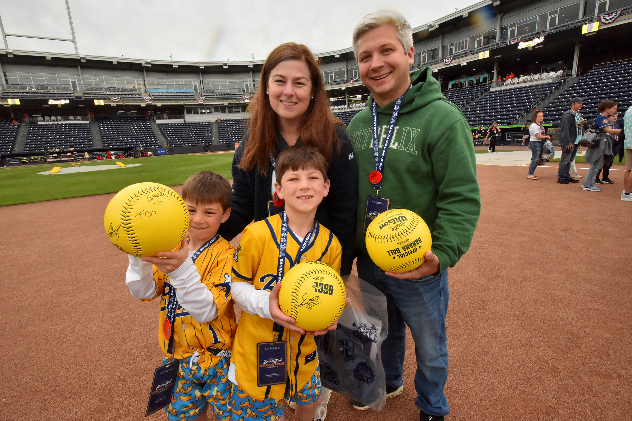 Mary Kate and Matt Abbadessa, of Philadelphia, pose for a...
