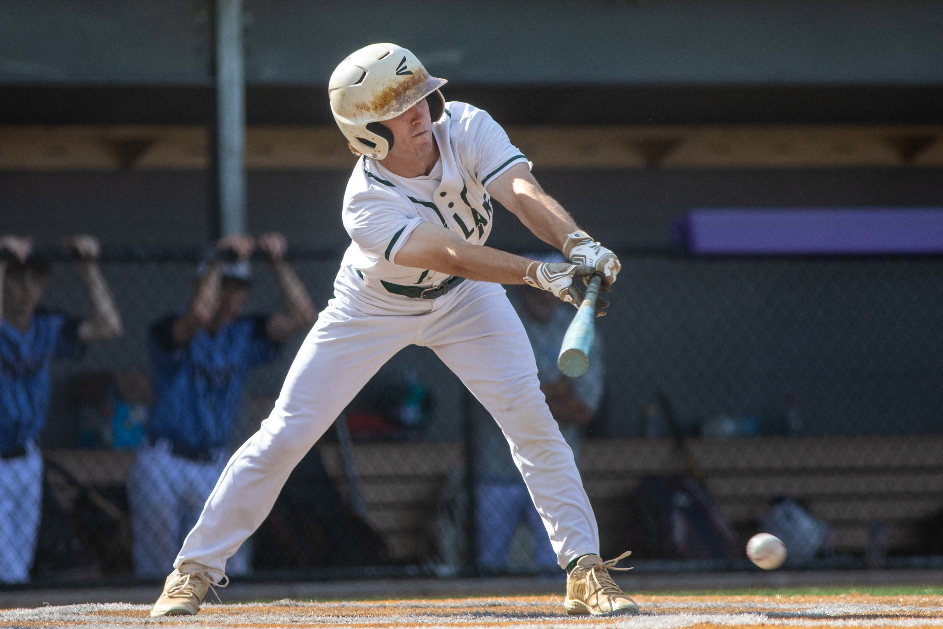 Elk Lake’s Cohen Orlandini bats during the District 2 Class...