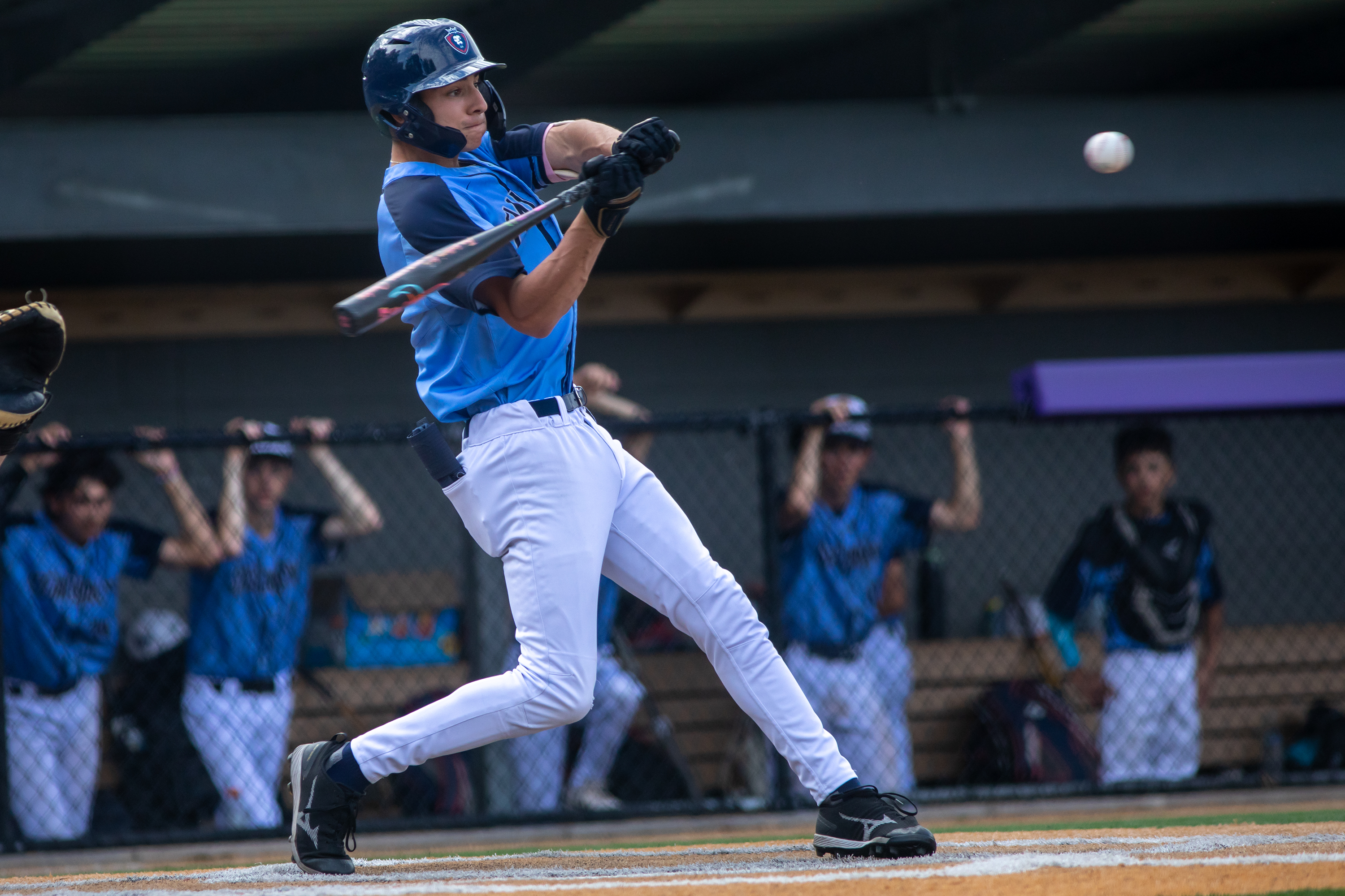 Wyoming Seminary’s Alex Weinberger bats during the District 2 Class...