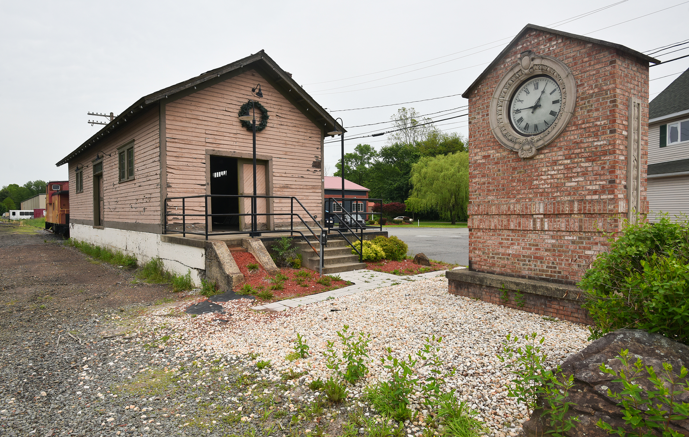 The front of the Delaware and Hudson Railway Station on...