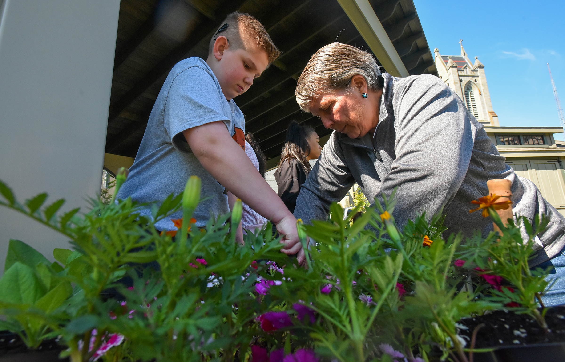 Mary Ann Stefko, instructor at the Scranton School for Deaf...