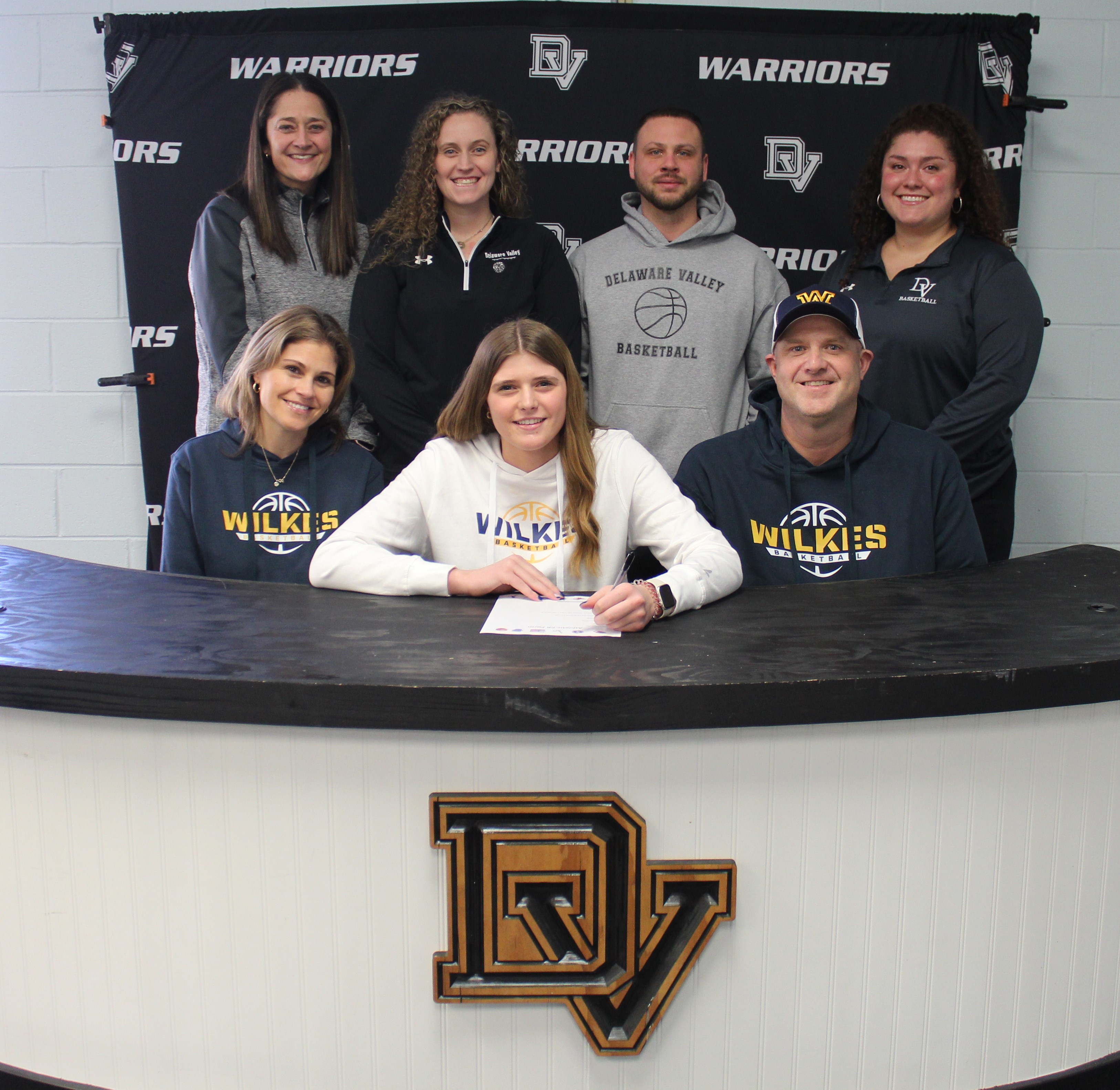 Delaware Valley basketball player Leah Bird signed with Wilkes University....