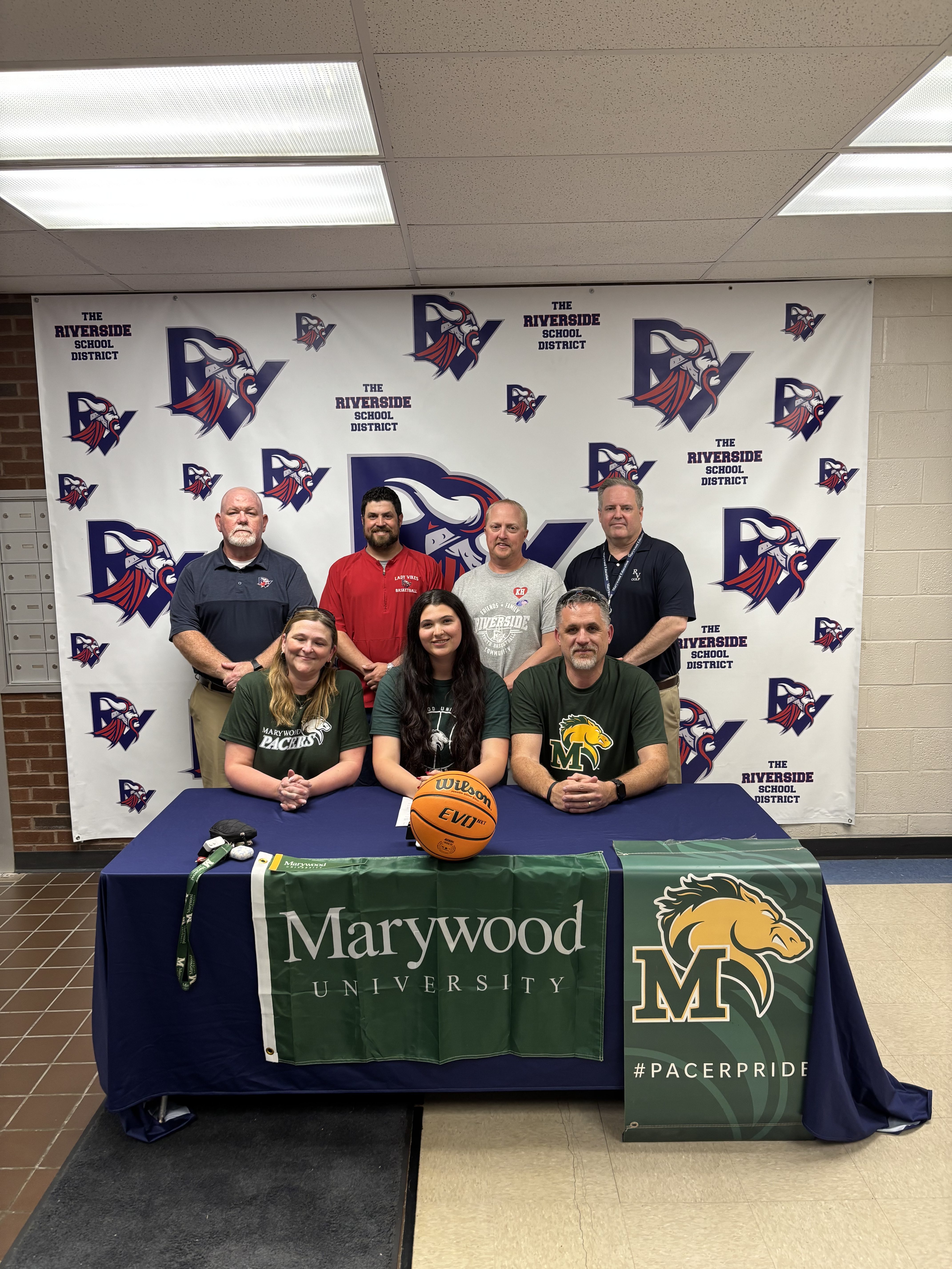Riverside’s Gabriella Blasi will continue her academic and basketball careers...