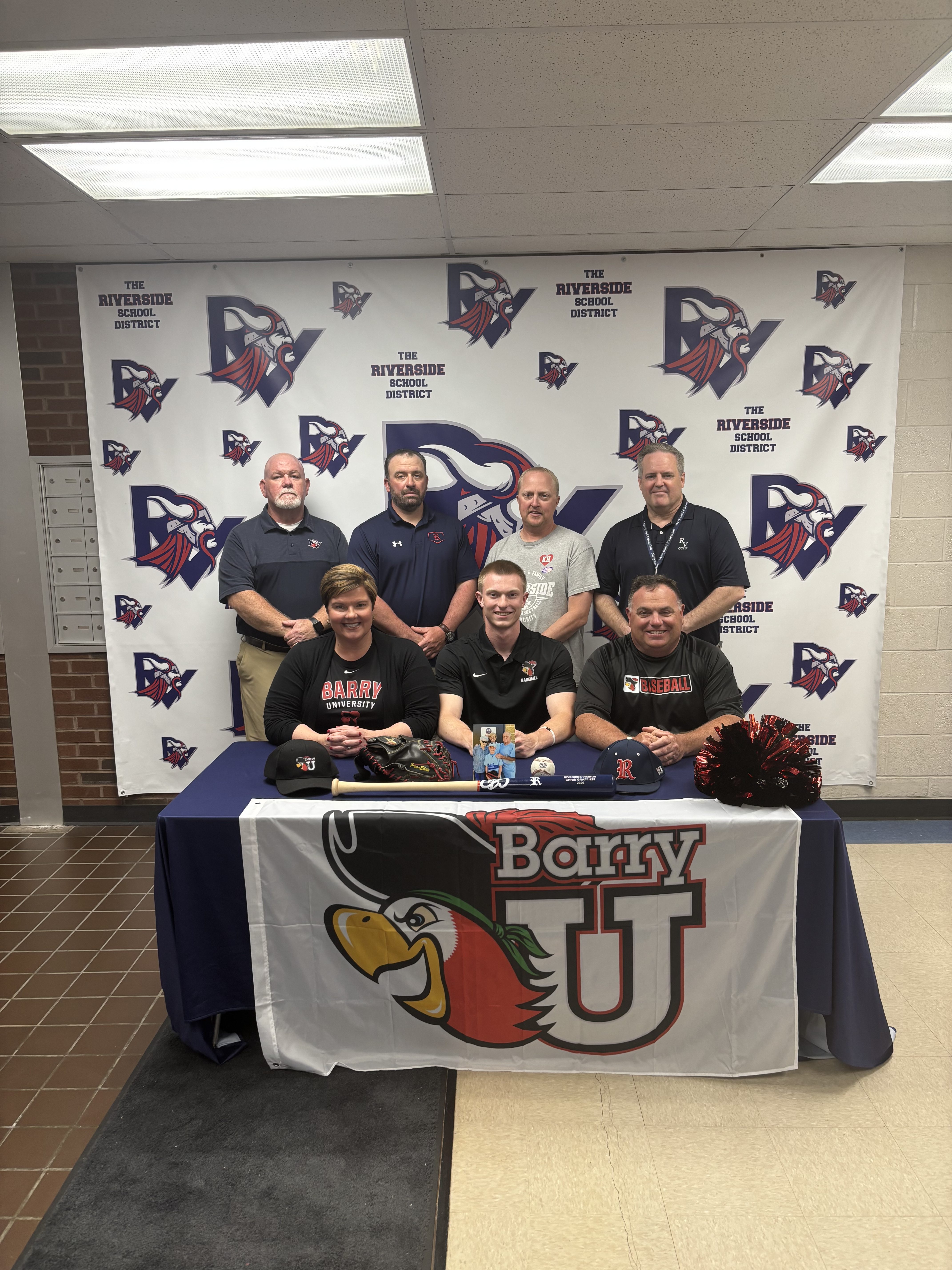 Riverside’s Chris Graff will continue his academic and baseball careers...