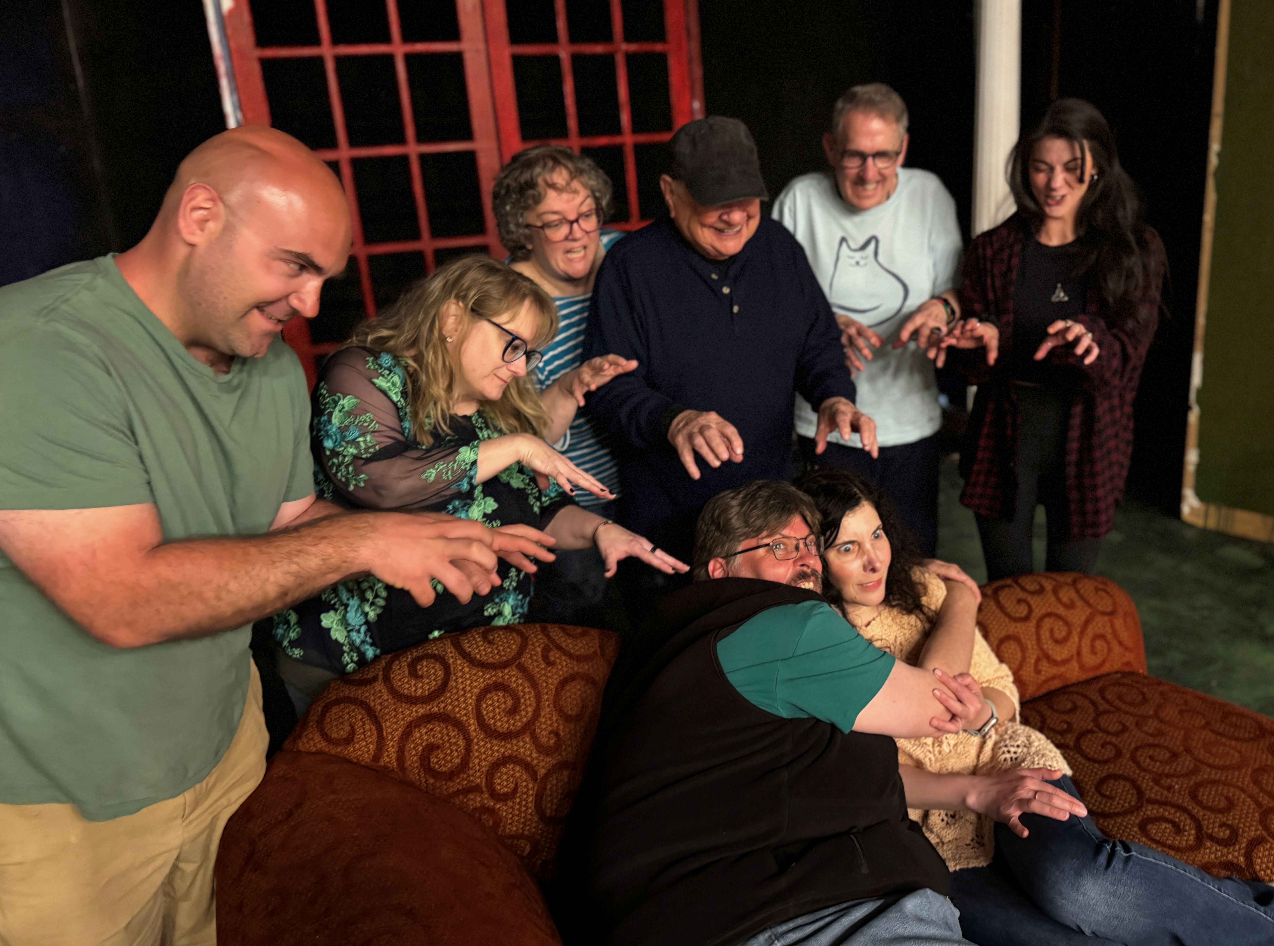 A rehearsal scene from âThe Fall of the House of...