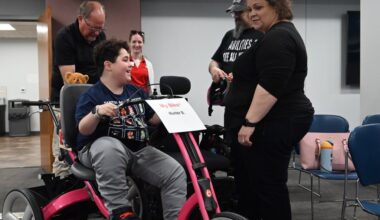 Adaptive equipment gives a boost to children with disabilities